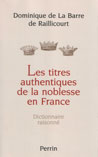 les titres authentiques de la noblesse en france